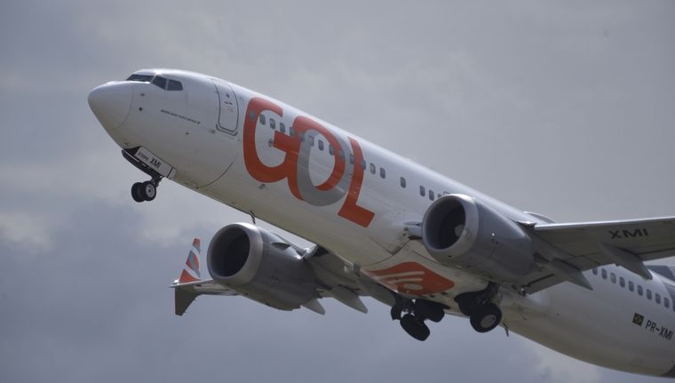 El avión de la aerolínea brasileña Gol canceló inmediatamente el despegue Foto: Juan Mateo Aberastain Zubimendi / MDZ.