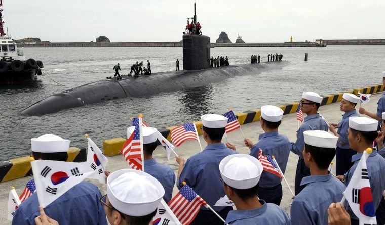 submarino nuclear EEUU marina EEUU tiene una poderosa flota de submarinos nucleares. Foto: Efe.