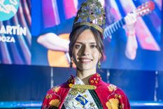 Lucía es la flamante reina de San Martín.&nbsp;