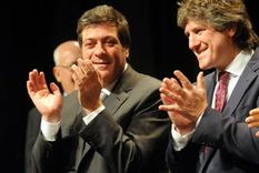 Gabriel Mariotto junto a Amado Boudou Foto: Archivo Gabriel Mariotto junto a Amado Boudou Foto: Archivo