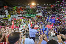 gustavo valdes festejo por adelantado en corrientes sin tener datos oficiales