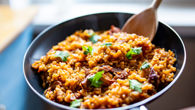 Los 3 ingredientes transforman el arroz. Los 3 ingredientes transforman el arroz.