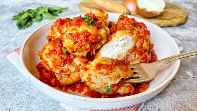 Admira este delicioso plato de pollo que amarás por su fácil y rápida elaboración