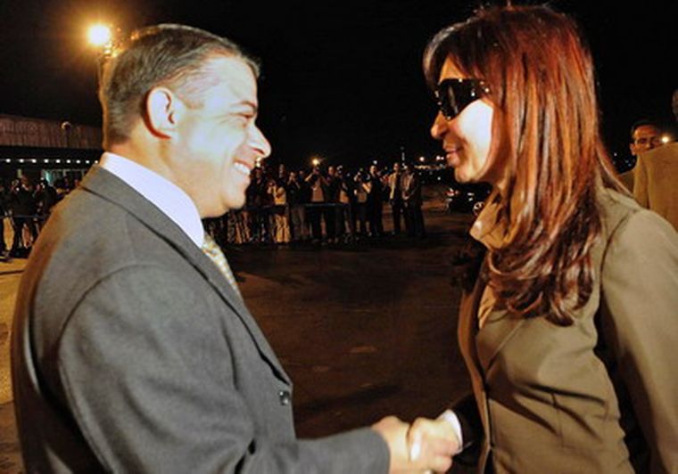 Cristina la llegar a Cuba. Foto: NA