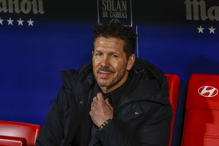 Simeone y la clasificación del Atlético. Foto: EFE