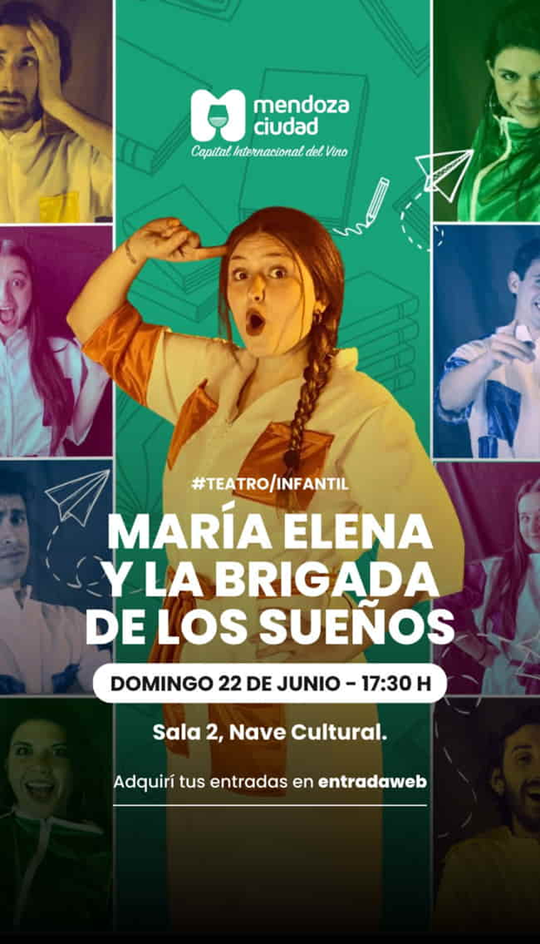 María Elena y la Brigada de los Sueños. Créditos: Entradaweb.com María Elena y la Brigada de los Sueños. Créditos: Entradaweb.com