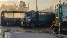 Imágenes tras el accidente.