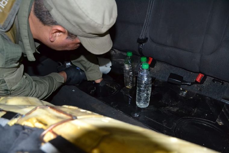 Ocultaban ketamina en el tanque de combustible Foto: Argentina.gob.ar