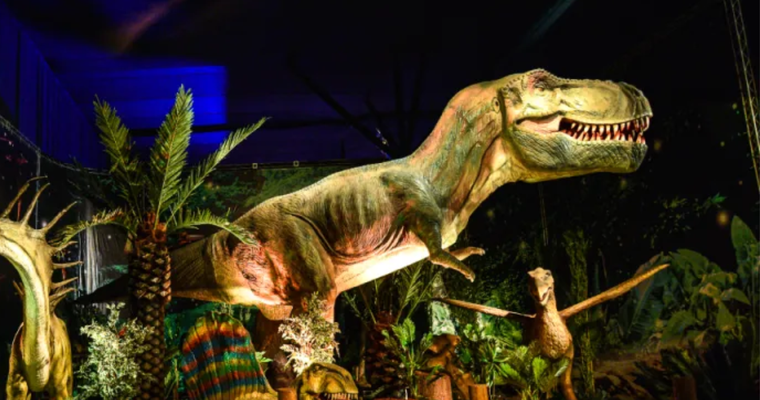 Dinosaurios y dragones fantásticos: muestra de animatronics en tamaño real Foto: Página oficial de Dinosaurios y Dragones
