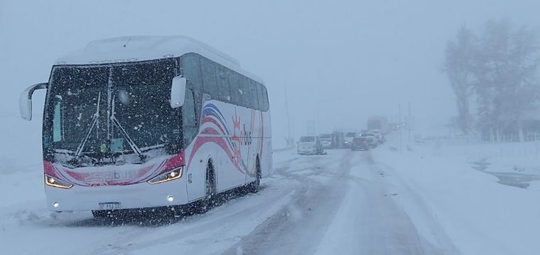 Así luce Las Leñas en estos momentos Foto: Vialidad.