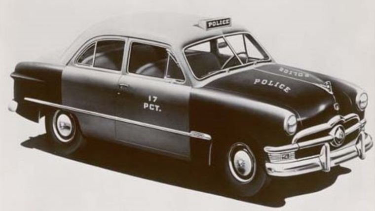 Auto de Policía de 1950 Foto: Ford