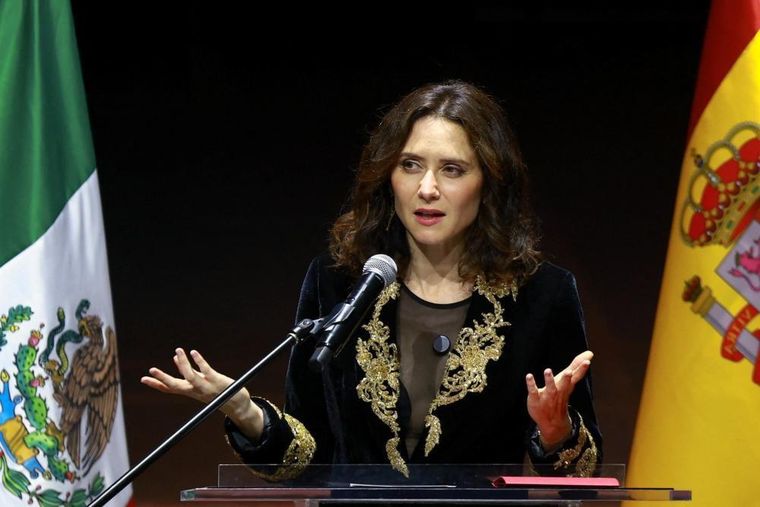 Díaz Ayuso dijo que en México hay quien promueve el "odio" contra España.
