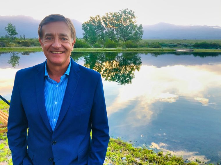 Rodolfo Suarez, en bodegas Bianchi del Valle de Uco.