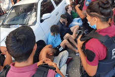 Los acusados el día de su detención Foto: Gentileza