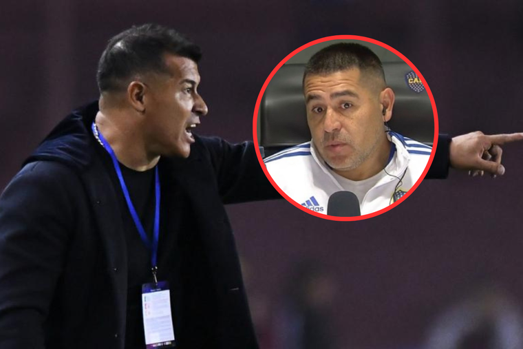 Almirón y un pedido para Riquelme antes de ser presentado como DT de Boca