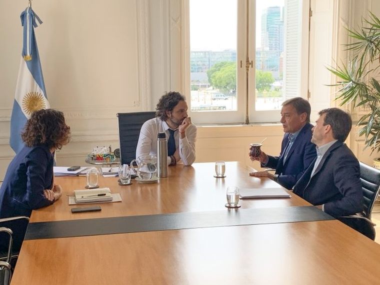 Suarez Cafiero Cafiero y Suarez se reunieron en Buenos Aires. Foto: Gentileza: Prensa Gobierno.