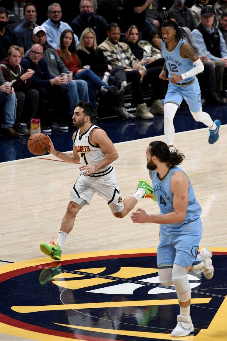 El cordobés coronó seis asistencias ante Brooklyn Nets. Foto: EFE
