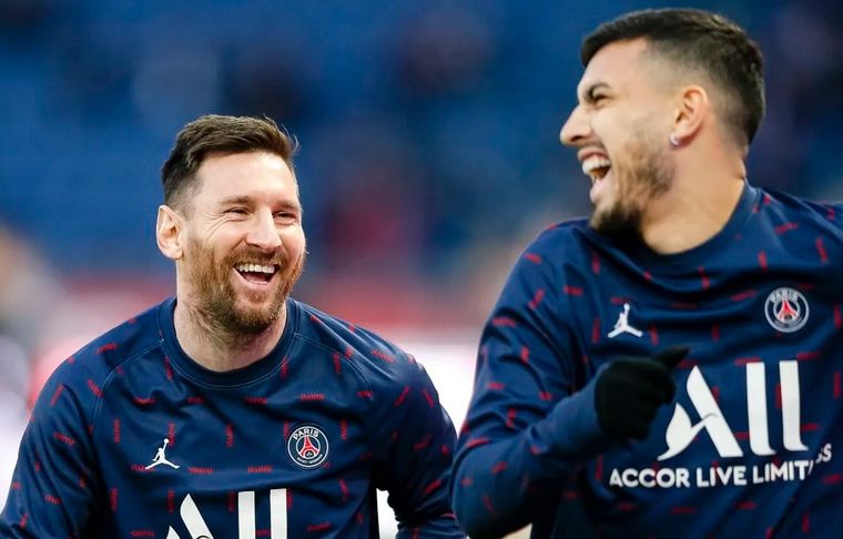 Lionel Messi - Leandro Paredes El capitán de la Selección argentina se despidió de su amigo, que se fue a Juventus.