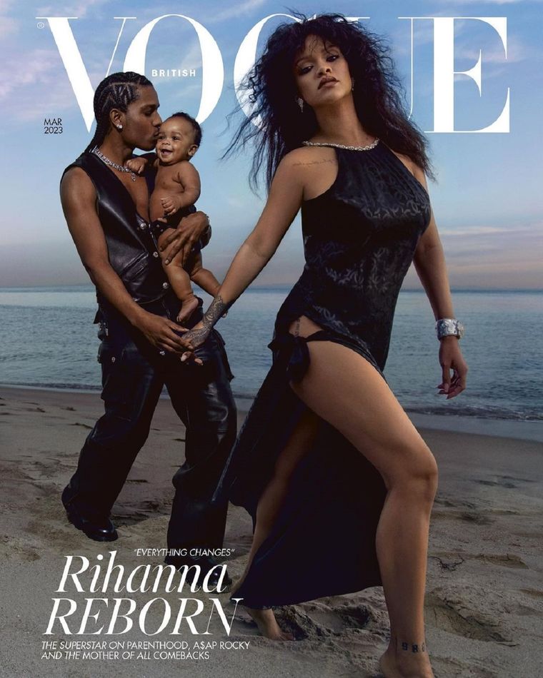 Rihanna presenta a su segundo hijo en una extravagante sesión de fotos Rihanna y A$AP Rocky tienen dos hijos. Foto: INSTAGRAM @BADGALRIRI