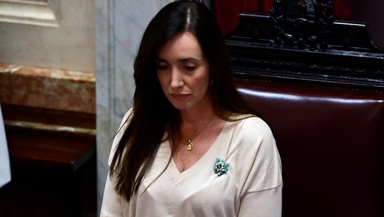 Victoria Villarruel fue blanco de un fuerte insulto en A24 Foto: EFE