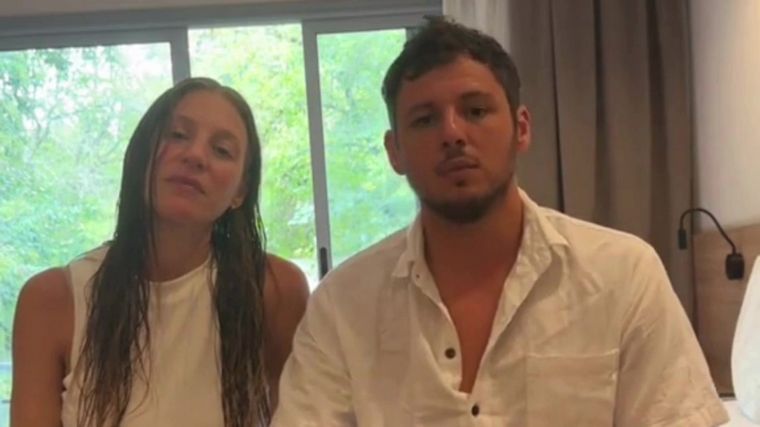 El incidente ocurrió el sábado 8 de febrero, cuando la pareja que había viajado desde Córdoba llegó al aeropuerto en Cancún. Foto: Captura de video