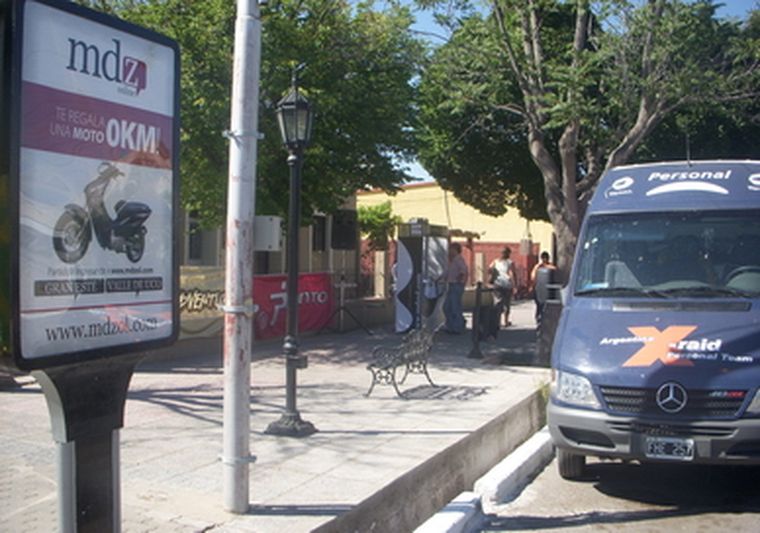 El Rally Dakar y MDZ presentes en San Carlos. Foto: Ulises Naranjo / MDZ.