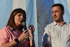 Bullrich y Petri fueron recibidos en Mendoza tras recorrer distintas provincias previamente. Foto: Maximiliano Ríos / MDZ