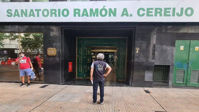 El sanatorio tenía cuerpos en descomposición desde el 21 de diciembre de 2021 Foto: Télam