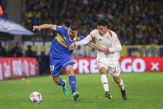 Boca le ganó a Huracán con Taborda en la platea. Foto: Noticias Argentinas