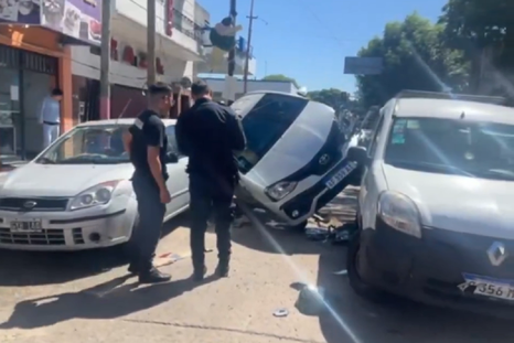 El enfrentamiento ocurrió en el cruce de Bustamante y Chilavert. El enfrentamiento ocurrió en el cruce de Bustamante y Chilavert.