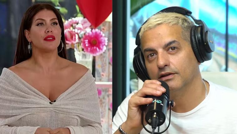 Se sacaron chispas. Foto: Captura de pantalla: Telefe/ captura de pantalla: Bondi Live.