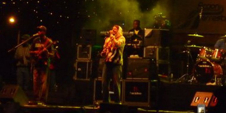 The Wailers en escena en Carabobo, Medellín. Foto: MDZ