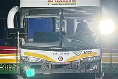 Tres colectivos que trasladaban simpatizantes de Estudiantes de La Plata hacia Santiago del Estero colisionaron en la madrugada de este sábado sobre la Ruta Nacional 8. Foto: 0221 Tres colectivos que trasladaban simpatizantes de Estudiantes de La Plata hacia Santiago del Estero colisionaron en la madrugada de este sábado sobre la Ruta Nacional 8. Foto: 0221