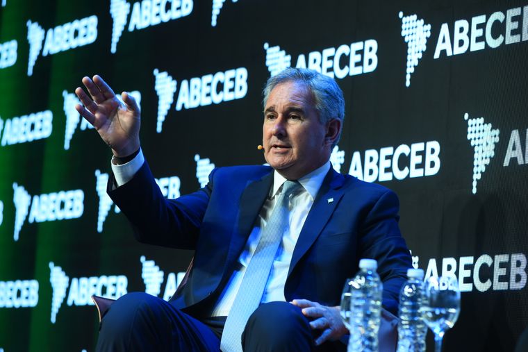 Pablo Quirno, el nuevo Canciller, en el foro ABECEB. Foto: Prensa ABECEB