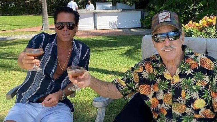 Andrés García, Roberto Palazuelos Fuente: Instagram Andrés García