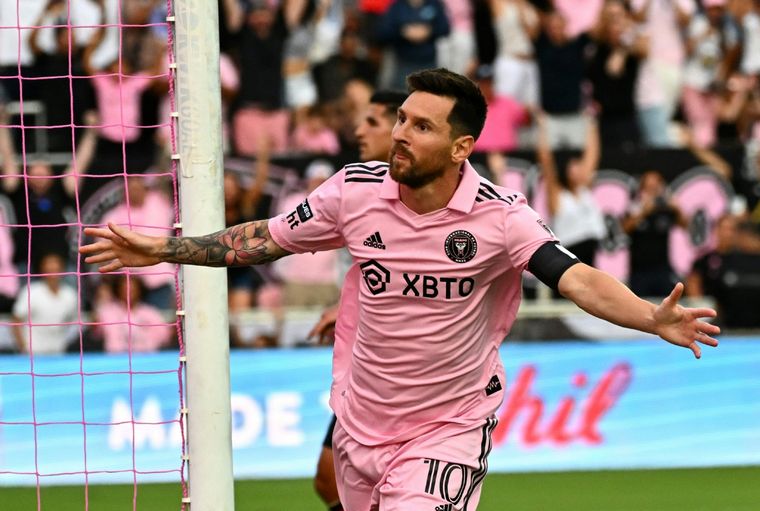 Messi, amo y señor del Inter Miami: doblete ante Atlanta Foto: Télam