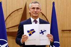 Jens Stoltenberg Jens Stoltenberg confirma la rápida adhesión. Foto: Efe. Jens Stoltenberg Jens Stoltenberg confirma la rápida adhesión. Foto: Efe.