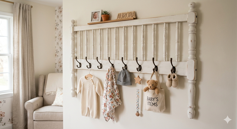 Perchero reciclado. Perchero reciclado. 