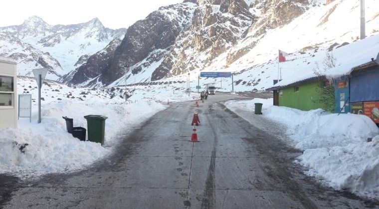 El Paso Cristo Redentor quedó habilitado solo para transporte de cargas