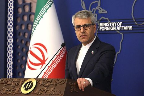 Esmaeil Baqaei, portavoz del ministerio de Exteriores de Irán. Esmaeil Baqaei, portavoz del ministerio de Exteriores de Irán.