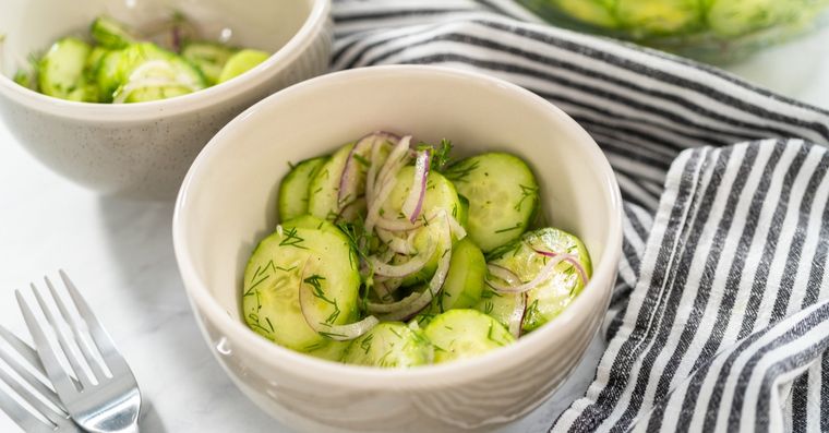 Ensalada de pepino Foto: Shutterstock