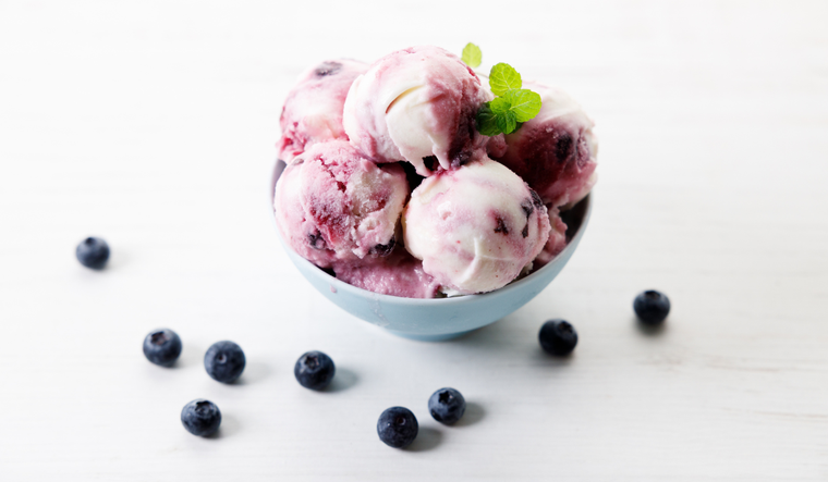 Helado frutal: receta de arándanos ideal para el verano Helado frutal: receta de arándanos ideal para el verano