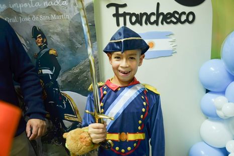 Franchesco festejó sus 8 años de manera muy particular Foto: Prensa Las Heras Franchesco festejó sus 8 años de manera muy particular Foto: Prensa Las Heras