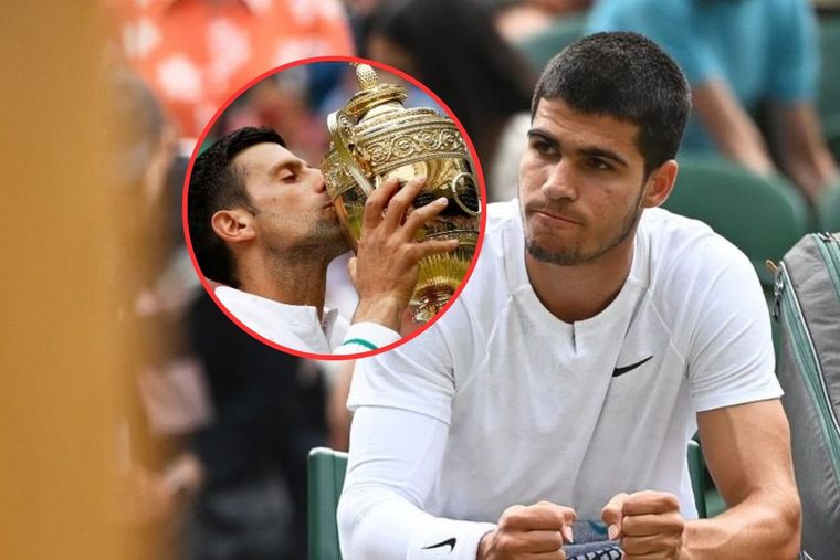 Alcaraz aseguró que ve difícil derrotar a Djokovic en Wimbledon