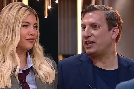 Maxi López y Wanda Nara en MasterChef. / Captura Telefe Maxi López y Wanda Nara en MasterChef. / Captura Telefe