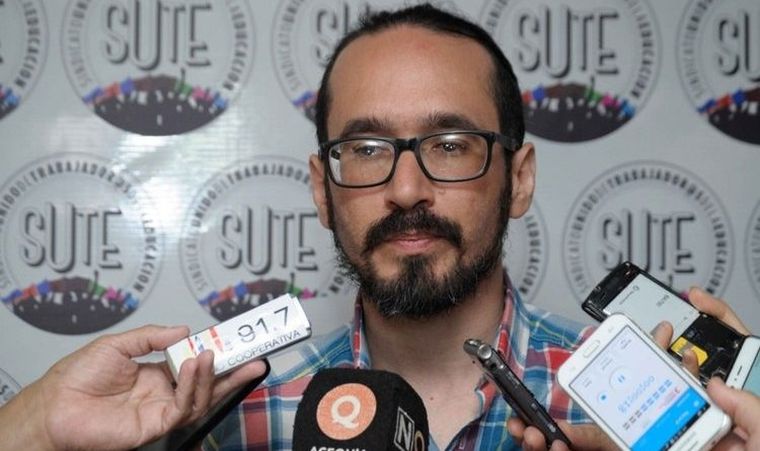Sebastián Henríquez, titular del SUTE.