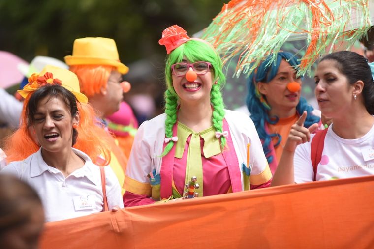 Los payamédicos estuvieron al cierre Foto: Juan Ignacio Blanco / MDZ