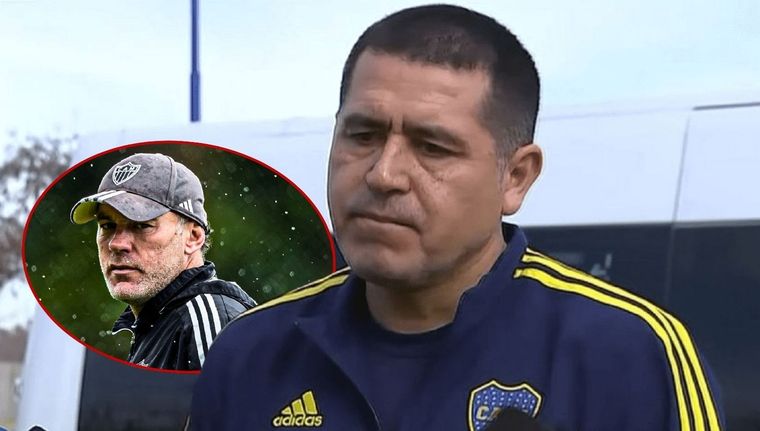 Riquelme fue claro: bancó a Herrón, desmintió llamados y liquidó el rumor de Bianchi. Foto: captura de TV