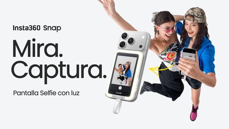 El dispositivo se conecta vía USB-C para evitar retrasos en la imagen de tus selfies. El dispositivo se conecta vía USB-C para evitar retrasos en la imagen de tus selfies.