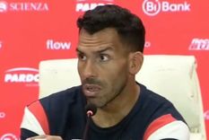 Tevez se cruzó con un periodista partidario Foto: Archivo